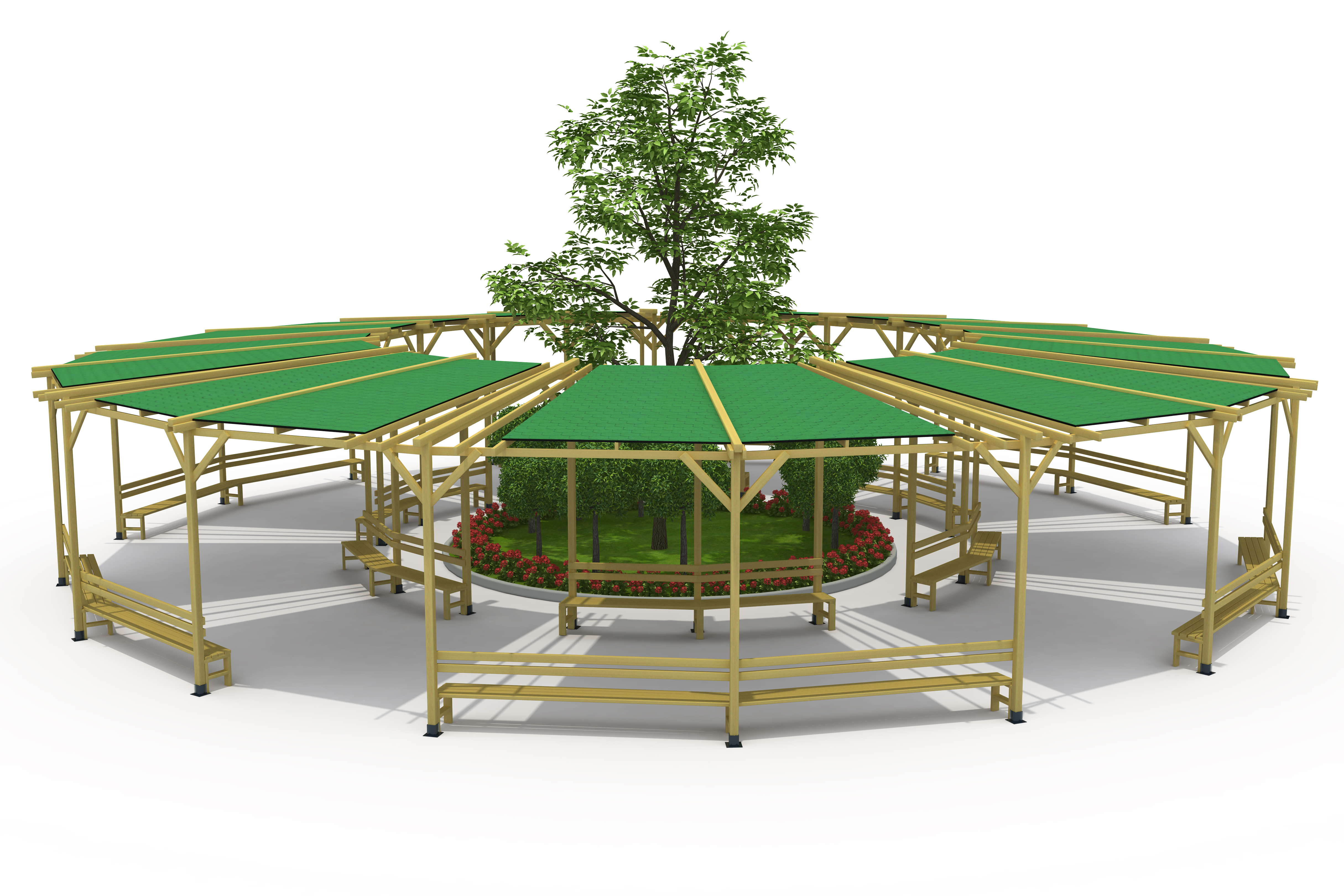 Pergolalar B-PP-3100 PP-3115 | Kent Mobilyaları | Erse Kent Mobilyaları